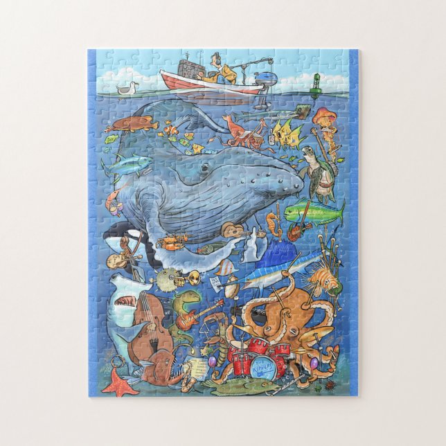 Underwater Music Puzzle (Vertical)