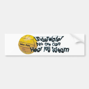 Underwater No One Can Hear You Scream Bumper Sticker