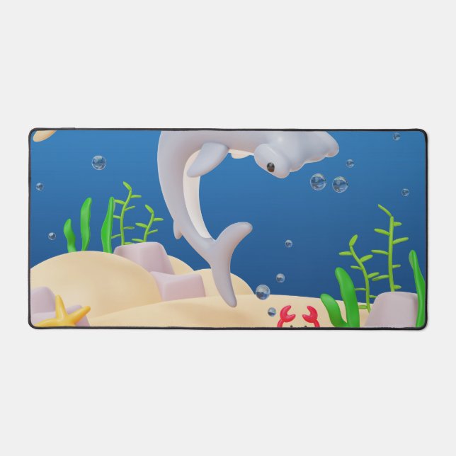 Underwater Oasis Desk Mat (Front)