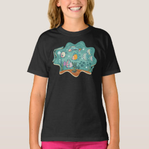 Underwater Ocean Life Cartoon T-Shirt