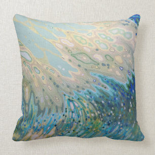 Underwater Ocean View Surf & Sand Decor Pillow