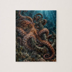 Underwater Octopus Adventure Jigsaw Puzzle