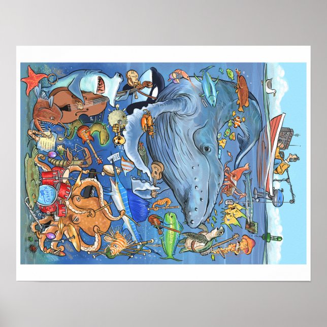 Underwater Orchestra 20x16 Poster (Front)