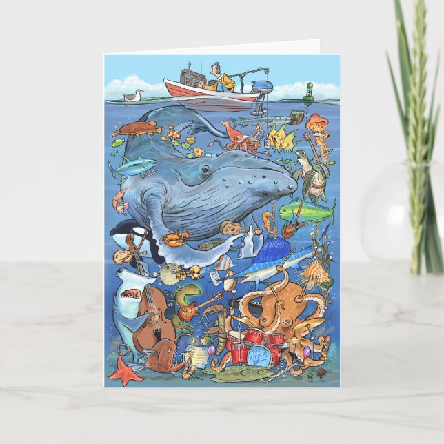 Underwater Orchestra Card 5x7 (Front)