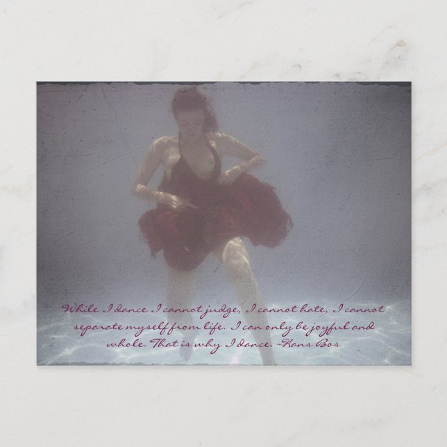 Underwater Portraiture Postcard (Front)
