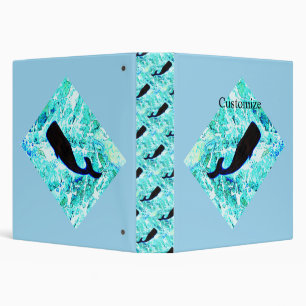 underwater rising  whale Thunder_Cove Binder