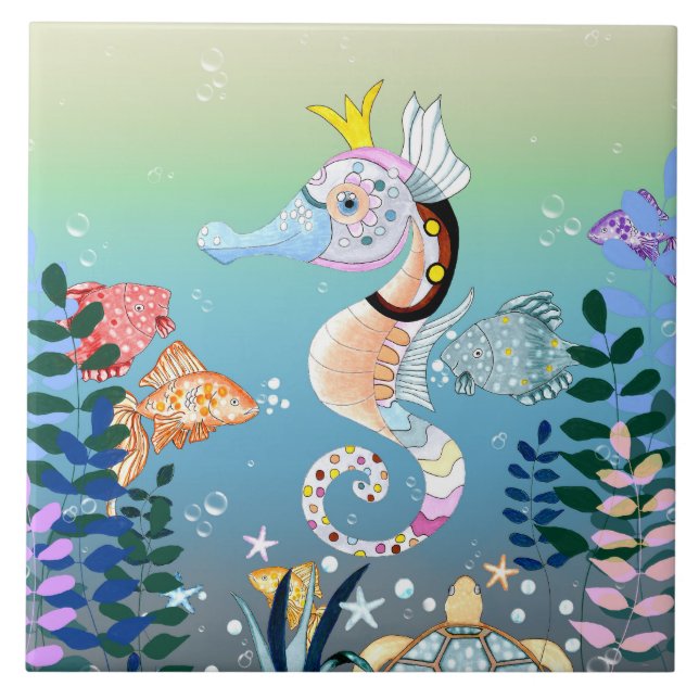 Underwater Scene, Tiles (Front)