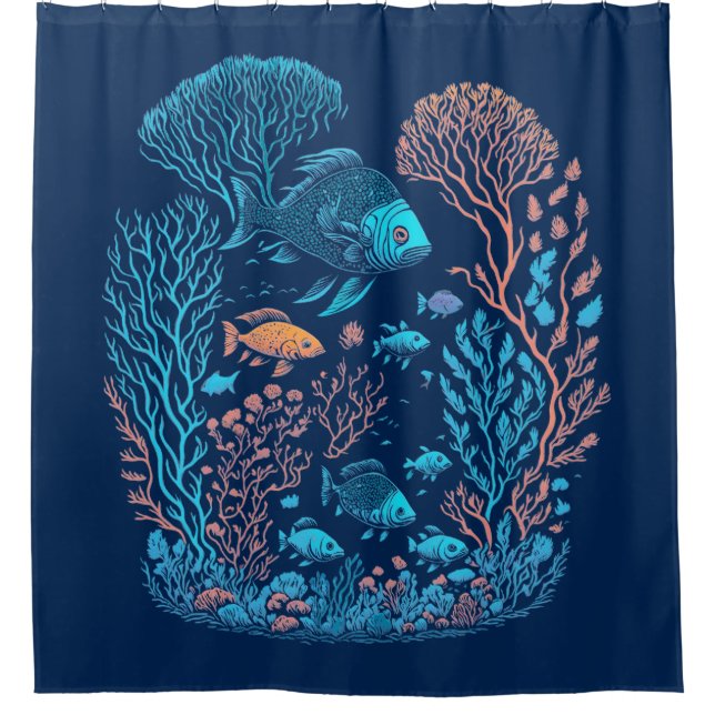 Underwater scenery  colourful fishes and coral ree (Front)