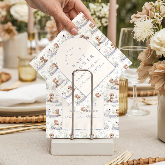 Underwater Sea Creatures Baby Shower Napkin (Creator Uploaded)