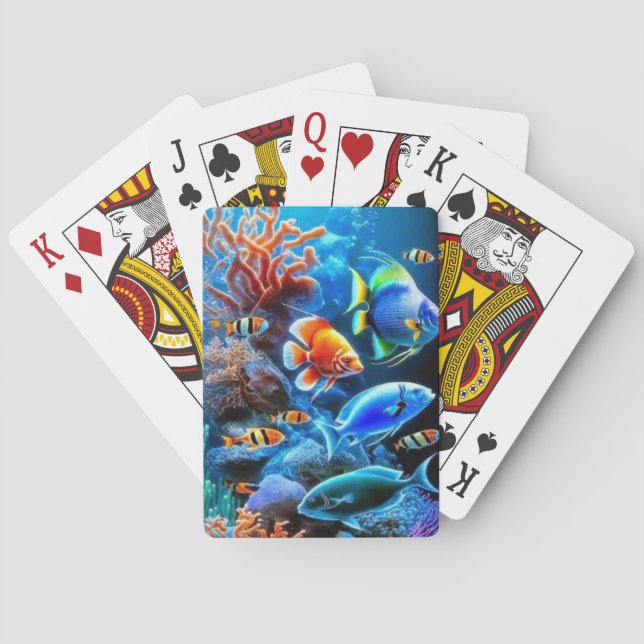 Underwater Sea Life Playing Cards (Back)