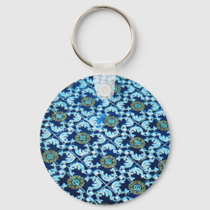 Underwater Spanish Tile Keychain