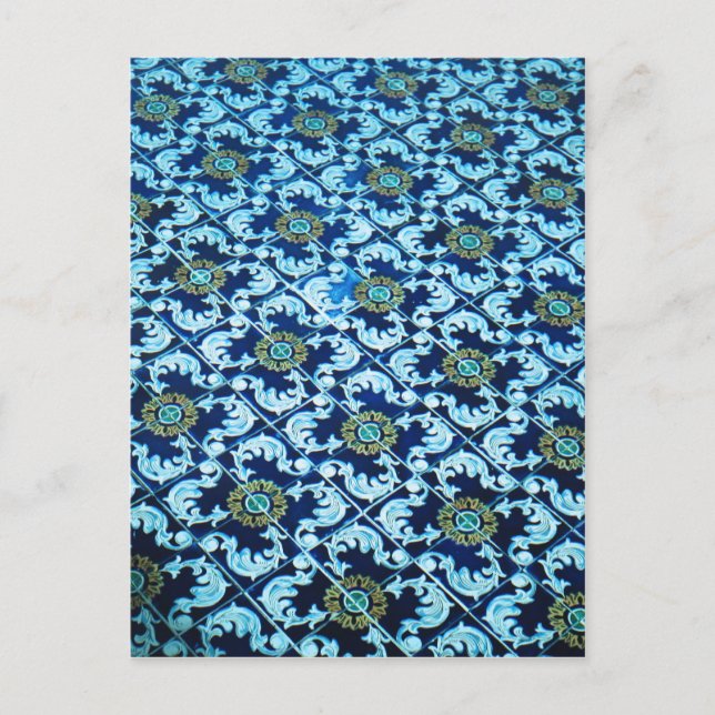 Underwater Spanish Tile Postcard (Front)