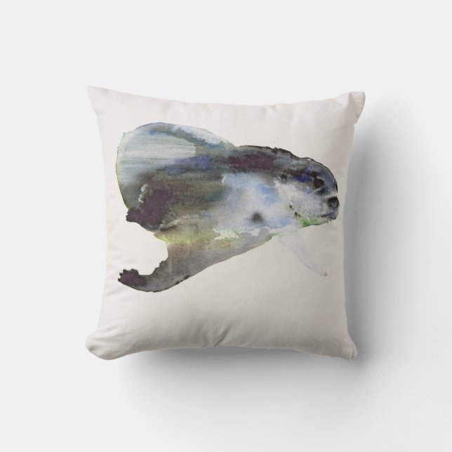 Underwater Throw Pillow (Front)