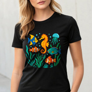 Underwater Tropical Fish - Marine Life T-Shirt