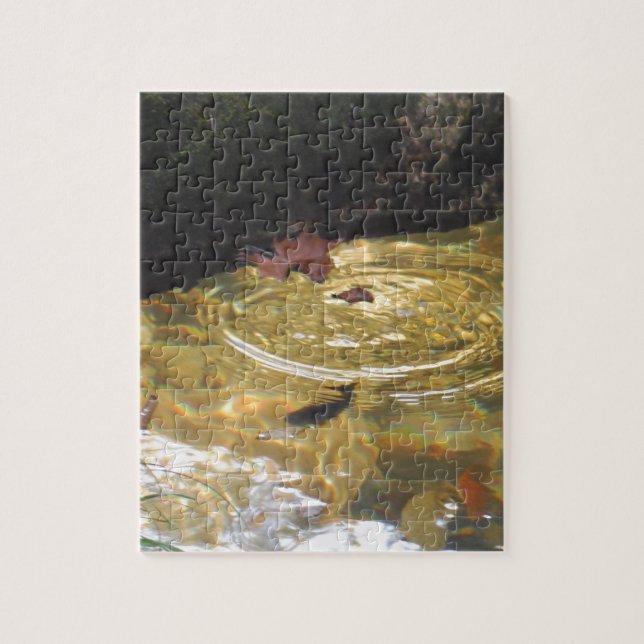 Underwater Trout feeding in Smoky Mountain creek Jigsaw Puzzle (Vertical)