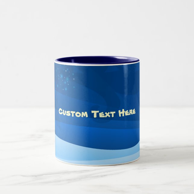 Underwater Two-Tone Coffee Mug (Center)