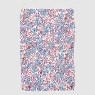 Underwater Watercolor Composition Series Design 5  Golf Towel