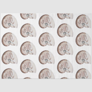 Underwater Watercolor SeaShell Series Design 9 Tissue Paper