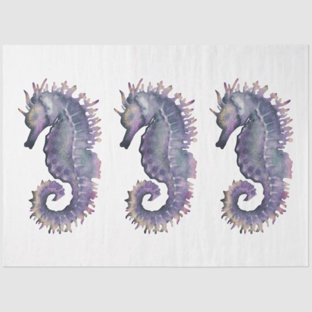 Underwater Watercolor Series Design 18 Tissue Paper (Front)