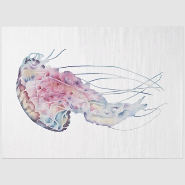 Underwater Watercolor Series Design 19 Tissue Paper (Front)
