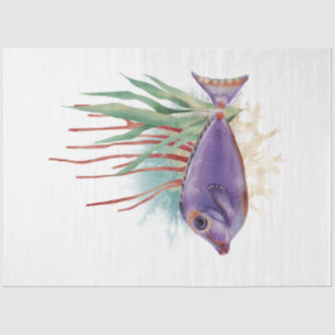 Underwater Watercolor Series Design 7 Tissue Paper