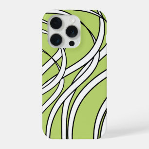 Underwater Wave lime green iPhone 15 Pro Case
