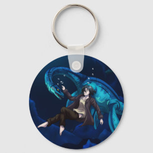 Underwater with a Plesiosaurus Keychain