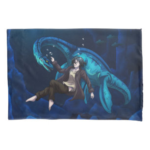 Underwater with a Plesiosaurus Pillowcase