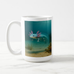 Underwater Wonder: The Axolotl Coffee Mug