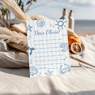 Underwater World Birthday Time Capsule Invitation