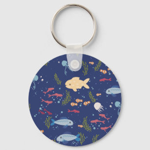 Underwater world keychain