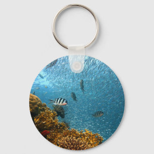 Underwater world keychain