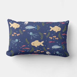 Underwater world lumbar pillow