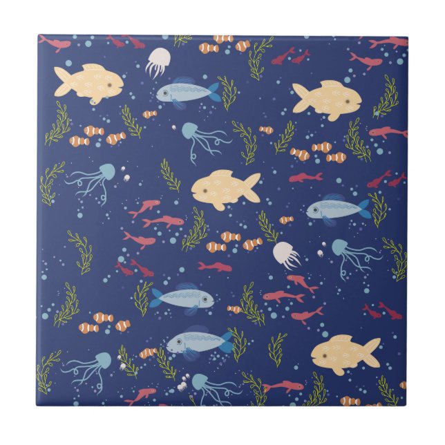 Underwater world tile (Front)