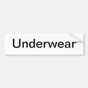Underwear Drawer Label/ Bumper Sticker