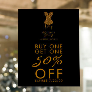 Underwear Store Lingerie Boutique Sale Proposition Poster