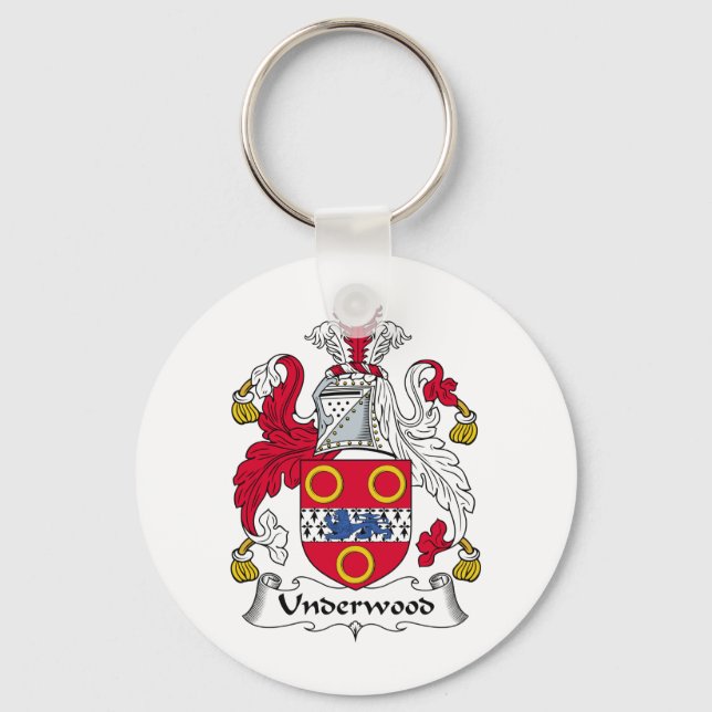 Underwood Family Crest Keychain (Front)