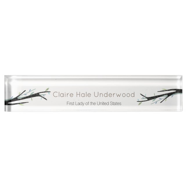 Underwood Nameplate (Front)