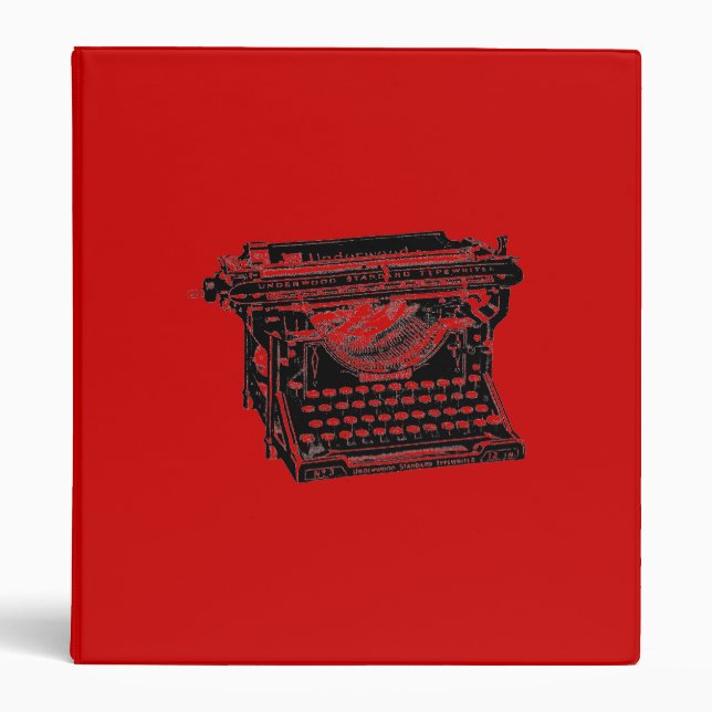 Underwood Typewriter Writer Binder (Front)
