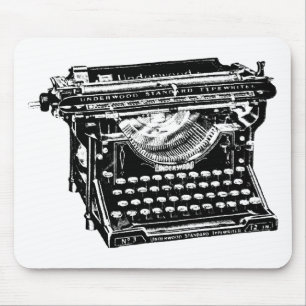 Underwood Typewriter Writer Mouse Pad