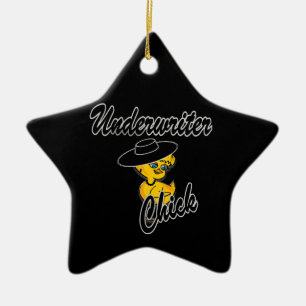 Underwriter Chick #4 Ceramic Ornament