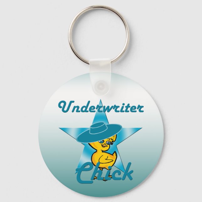 Underwriter Chick #7 Keychain (Front)