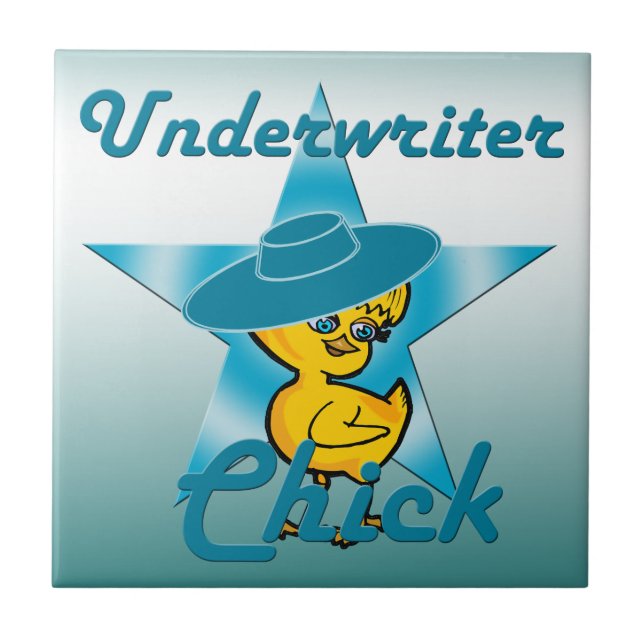 Underwriter Chick #7 Tile (Front)