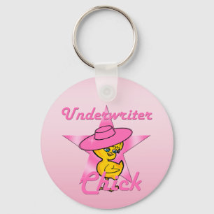 Underwriter Chick #8 Keychain