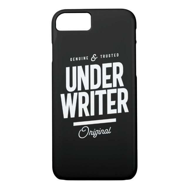 Underwriter Job Title Gift Case-Mate iPhone Case (Back)