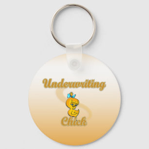 Underwriting Chick Keychain