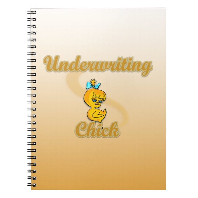 Underwriting Chick Notebook (Front)