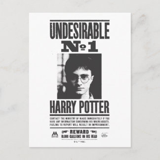 Undesirable No 1 Postcard