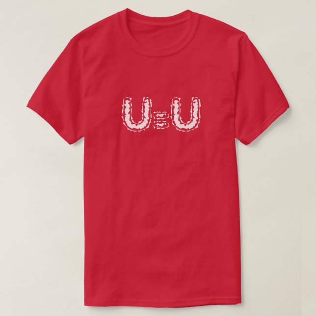 Undetectable = untransmittable (2 sided) T-Shirt (Design Front)