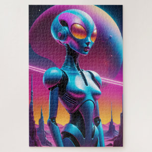 Undetermined Retro Futurism - Ken Gauge Art Jigsaw Puzzle